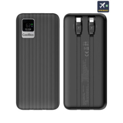 POWERBANK COOLBOX DP20 20K CABOS TIPO C+LIGHTING