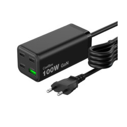 CARREGADOR COOLBOX CHARGEMASTER 4 PRO USB / 100W / GAN
