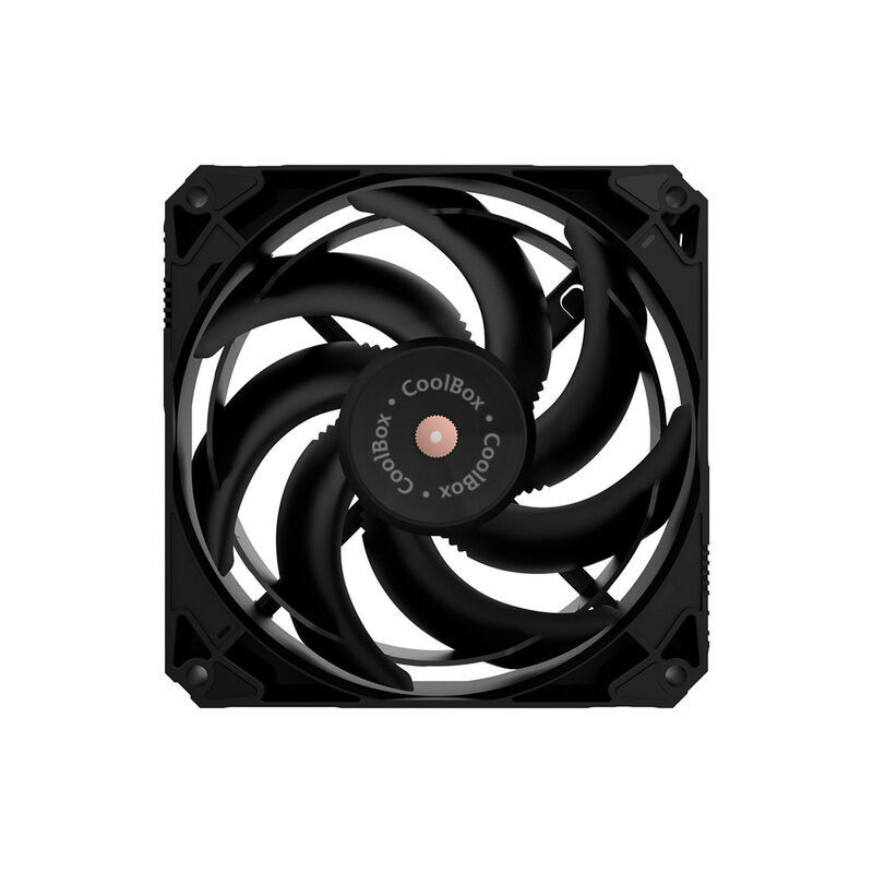 Ventoinha COOLBOX V12 PRETO PWM AUX 12CM