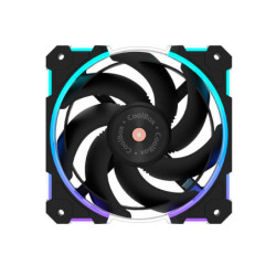 Ventoinha COOLBOX V12 PRETO PWM AUX 12CM ARGB