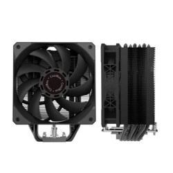 Ventoinha COOLBOX 6HEATPIPES 240W TDP PRETO