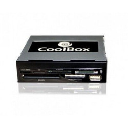 Leitor Cartões Interno 2.5'' COOLBOX CR-400 V2 Metal