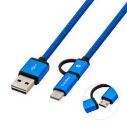 Cabo Multiusos Micro/C Azul