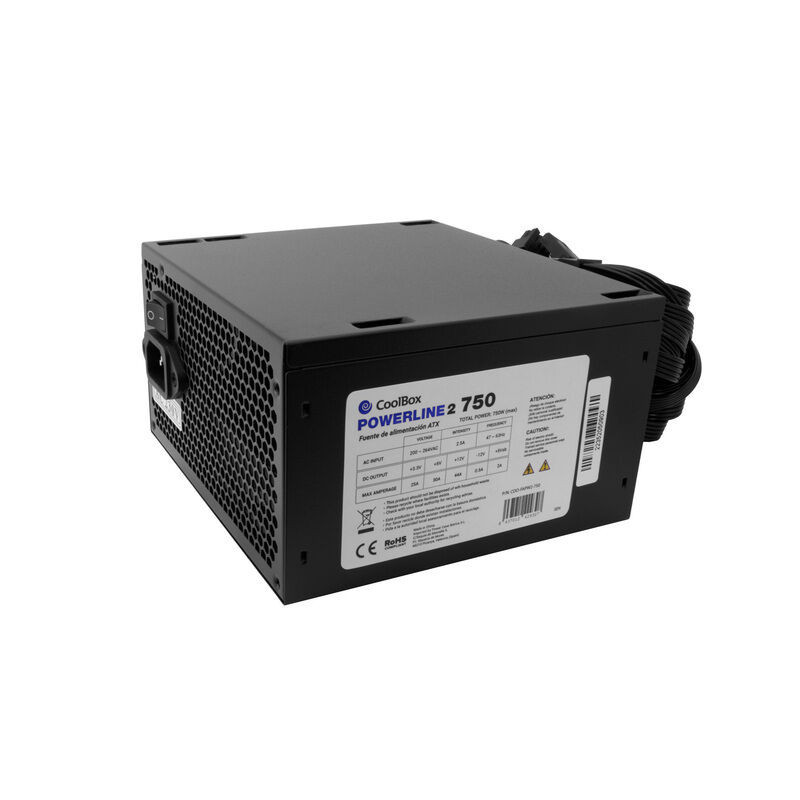 FONTE ATX COOLBOX POWERLINE2 750W(85%EF)